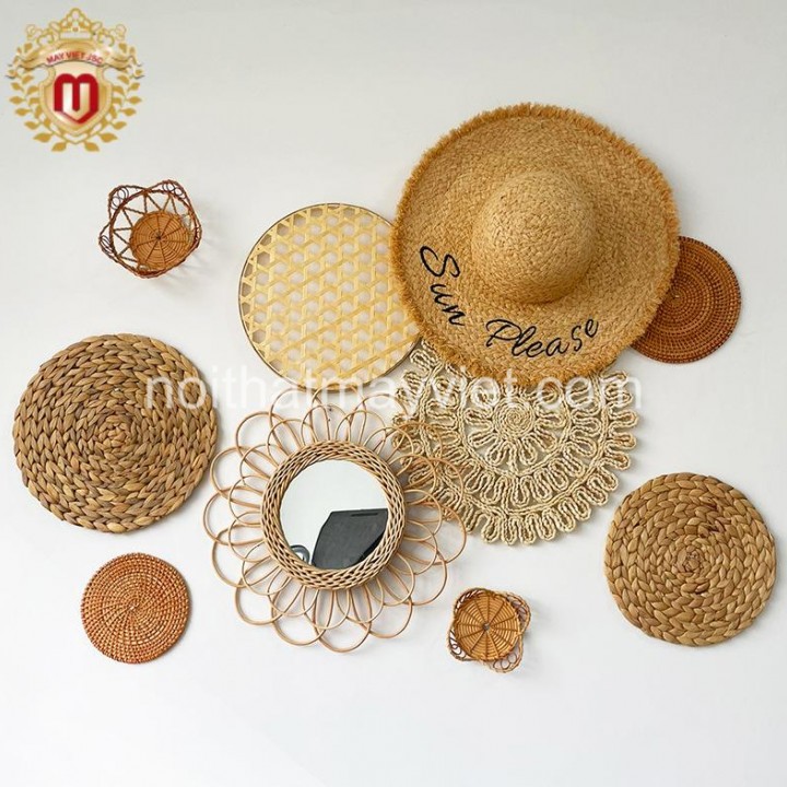 Đồ Trang Trí Mây Tre Tường MTT002
